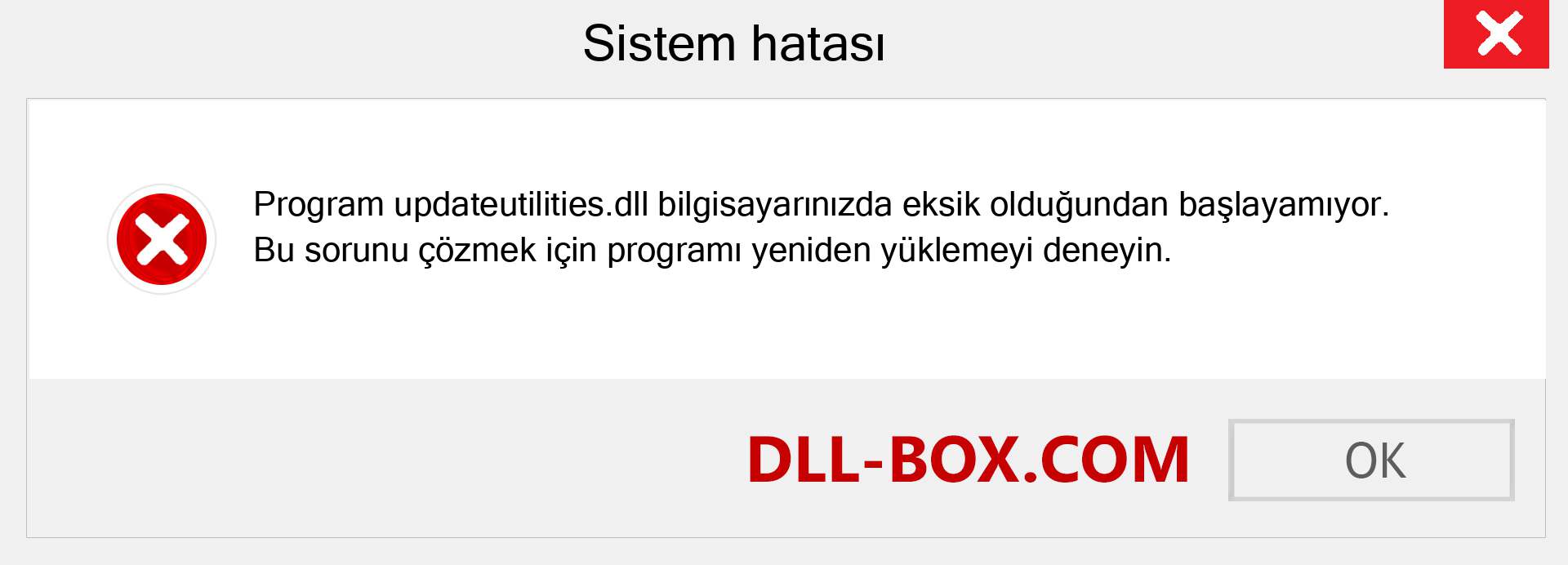 updateutilities.dll dosyası eksik mi? Windows 7, 8, 10 için İndirin - Windows'ta updateutilities dll Eksik Hatasını Düzeltin, fotoğraflar, resimler